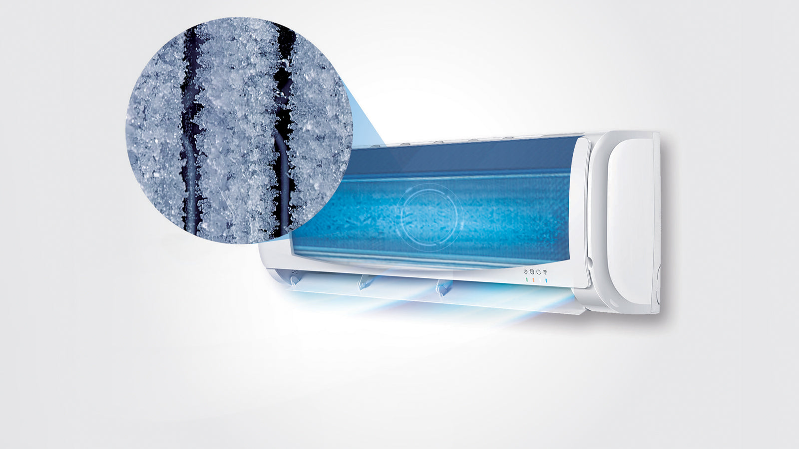 Tecnologia Self Clean di Haier che pulisce automaticamente lo scambiatore di calore