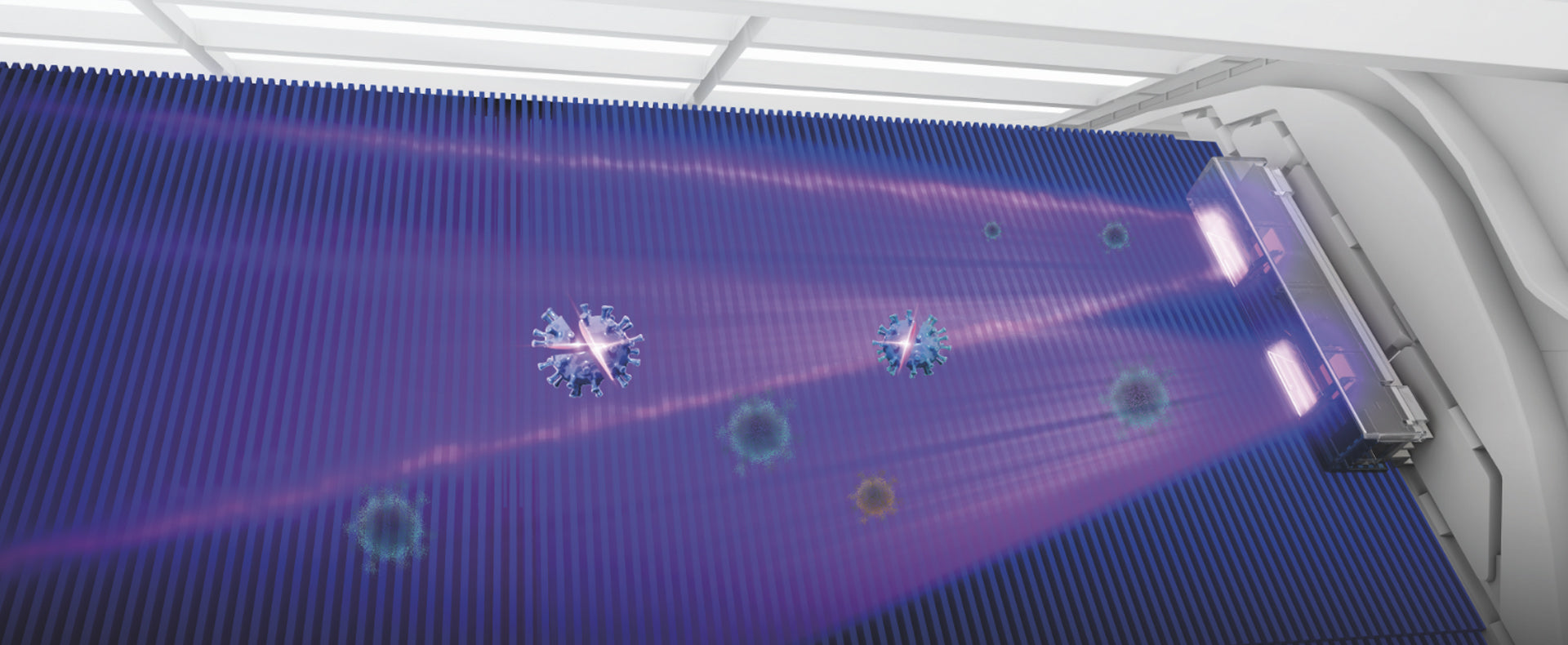 Lampada UVC Pro dentro al condizionatore sphera.