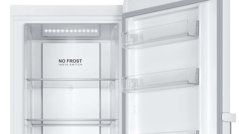 Freezer illuminato per simboleggiare le funzioni Daylight e Nofrost