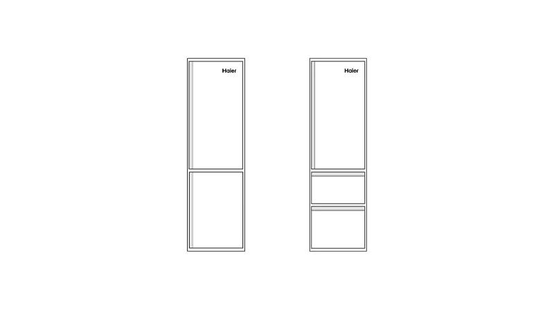 Icona frigoriferi 2 door e 3 door