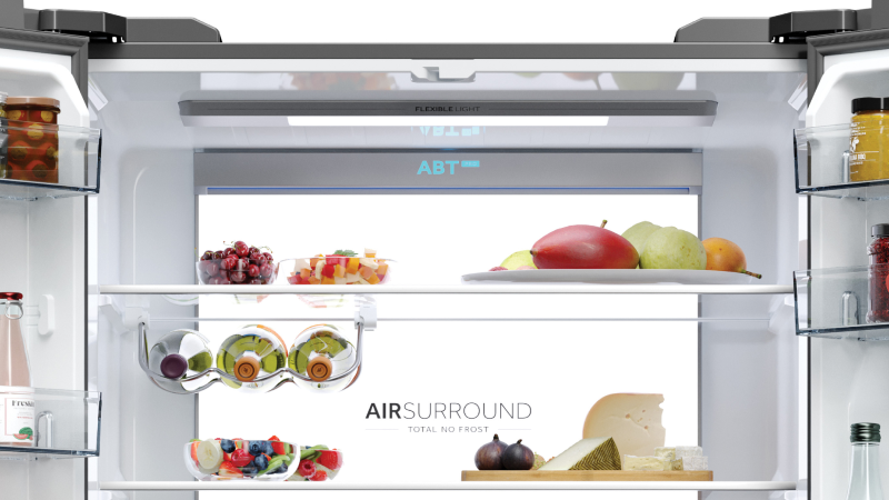 Scomparto frigorifero con tecnologia ABT e Air Surround