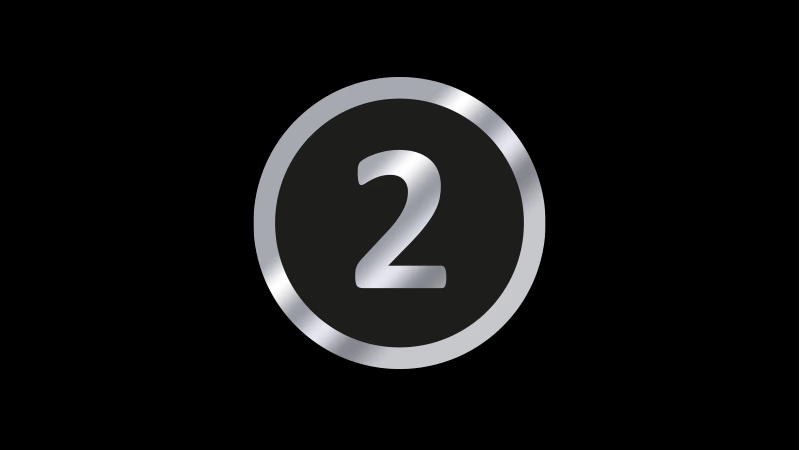 Icona numero 2 che sta per il secondo step di come partecipare alla promozione