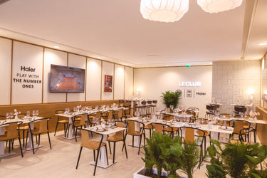 Ristorante esclusivo per i dipendenti e ospiti Haier durante il torneo Roland Garros