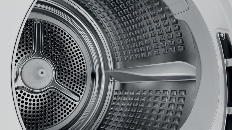 Full Ultra reverse drum for even drying