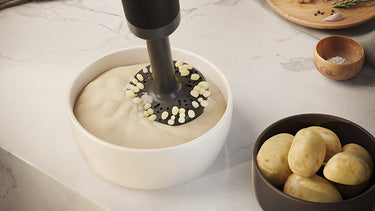 Smooth pureed vegetables